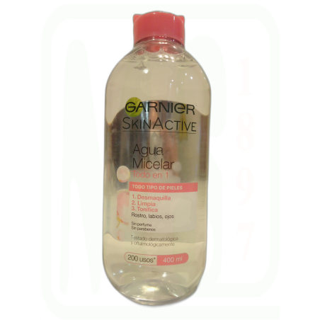 AGUA MICELAR SKIN 400ML TODO EN 1