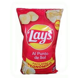 PATATAS LAYS PUNTO SAL BOLSA 235 GR