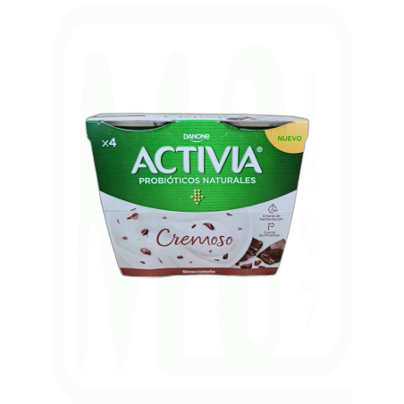 YOGUR ACTIVIA CREMOSO STRACCIATELLA PACK-4