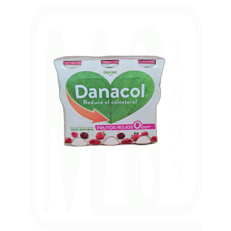 DANACOL BEBER 0% FRUTOS ROJOS PACK-6