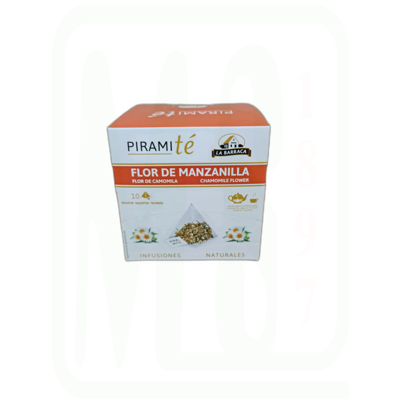 INFUSION PIRAMIDE MANZANILLA FLOR 10 UNIDADES