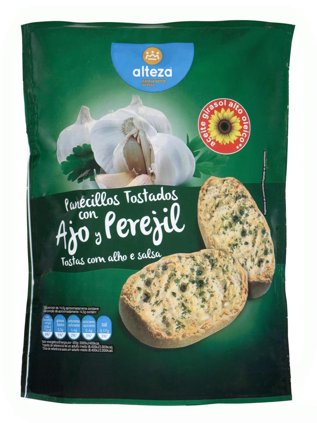 PAN TOSTADO AJO/PEREJIL 160GR