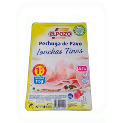 PECHUGA PAVO LONCHAS FINAS 115GR