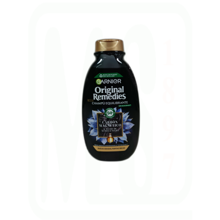 CHAMPU CARBON MAGNETICO 300ML ORIGINAL REMEDIES