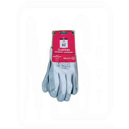 GUANTES NITRILO BRICOLAJE TALLA 8 M