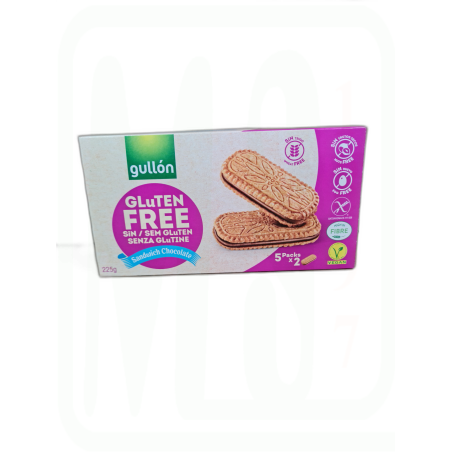 GALLETAS RELLENAS CHOCO SIN GLUTEN 225 GRAMOS