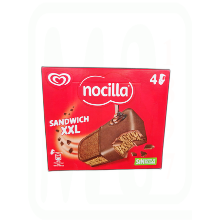 HELADO SANDWICH XXL NOCILLA PACK-4 X 140 ML