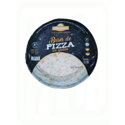 BASES PIZZA SIN GLUTEN 2X200 GRAMOS