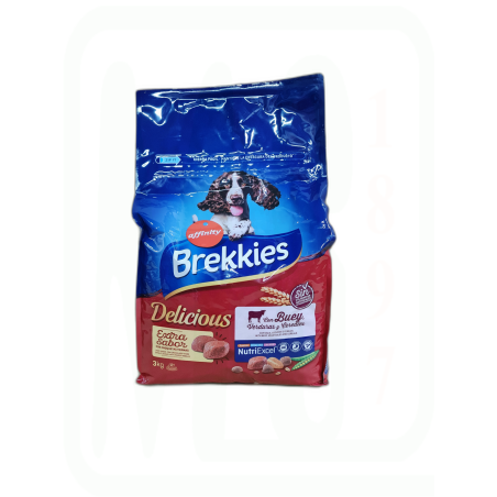 ALIMENTO PERRO BEKKIES DELICIUS BUEY 3 KG