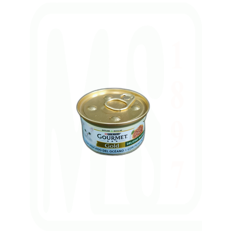 ALIMENTO GATO GOLD MOUSSE PESCADO 85 GRAMOS