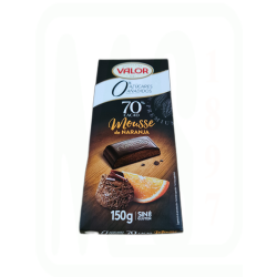 CHOCOLATE S/AZUCAR MOUSSE NEGRO NARANJA 150GR 