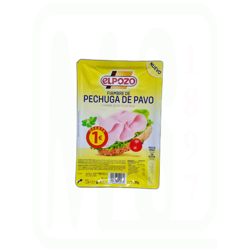 PECHUGA PAVO LONCHAS 80 GR