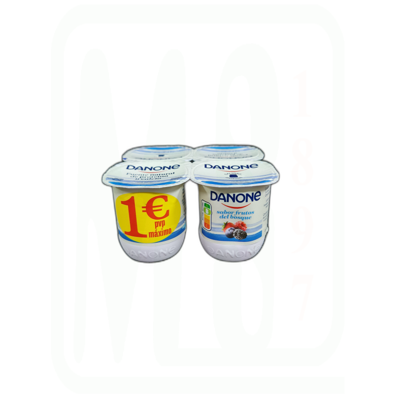 YOGUR SABOR FRUTOS DEL BOSQUE PACK-4