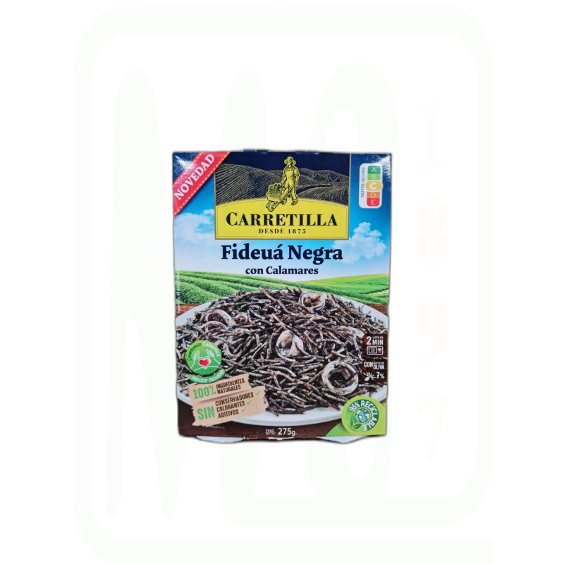 FIDEUA NEGRA CON CALAMARES 275 GR