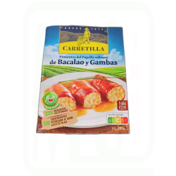 PIMIENTOS RELLENOS BACALAO GAMBAS 280 GR