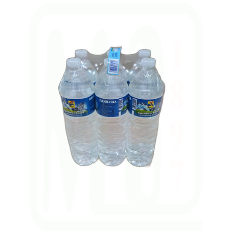 AGUA MINERAL CAJA 6 UNIDADES 1.5 LITROS