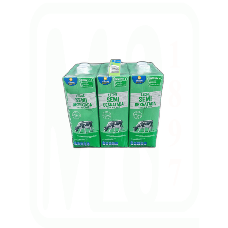 LECHE SEMIDESNATADA CAJA 6 LITROS