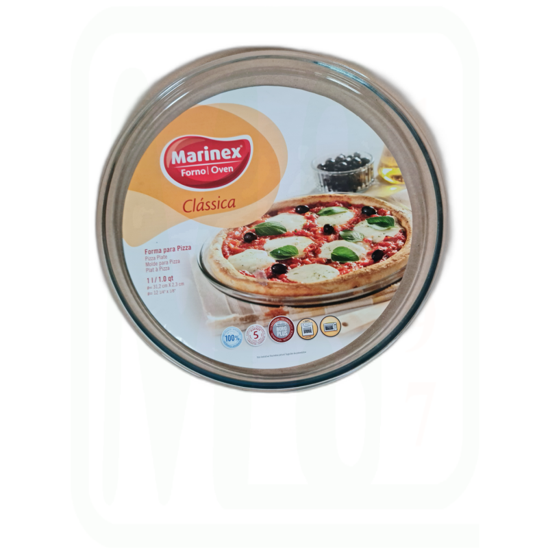 PLATO PIZZA CRISTAL HORNO 31.2 X 2.3 CM