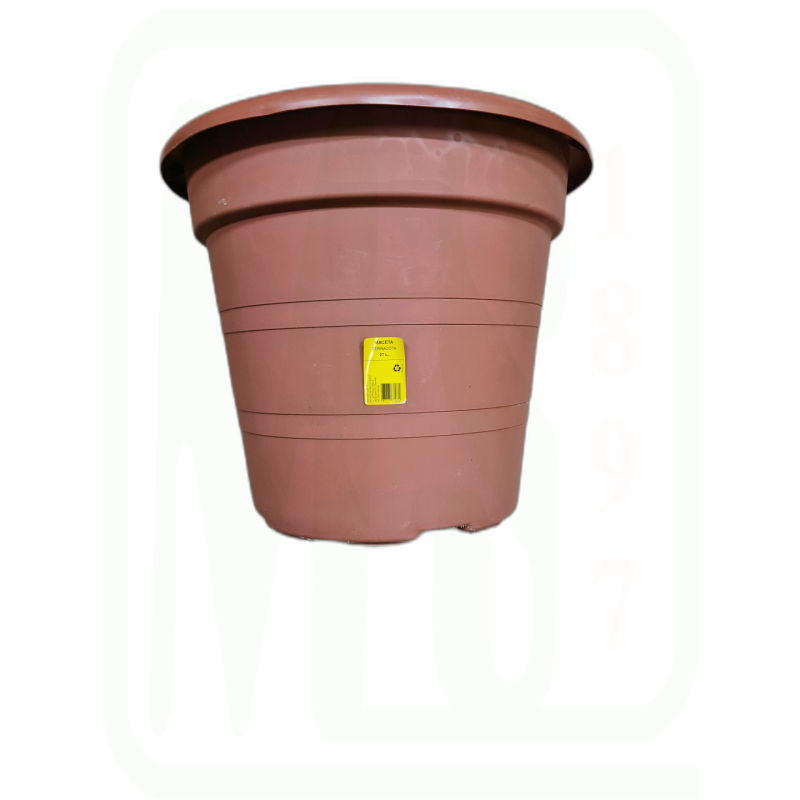 MACETA PLASTICO 40 CM 27 LITROS