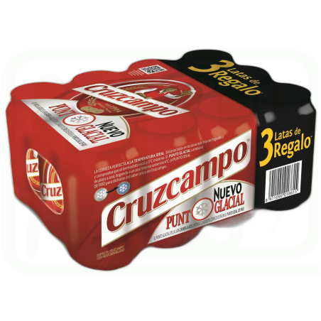 CERVEZA PACK-12 LATAS 33CL