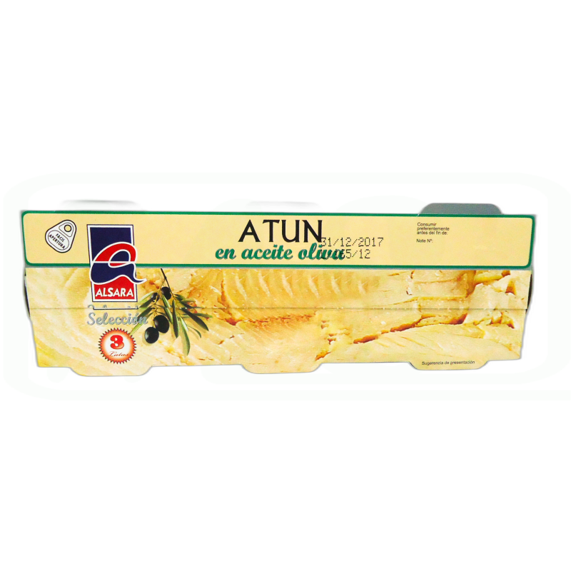 ATUN CLARO ACEITE OLIVA P-3*56GR