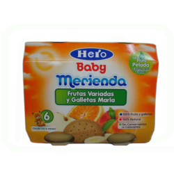 POTITO MERIENDA FRUTAS VARIADAS GALLETA PACK-2 X190 GR