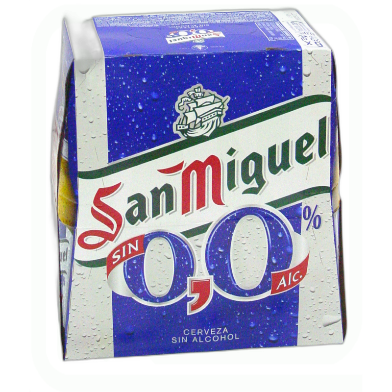 CERVEZA 0,0% SIN PACK-6*25CL