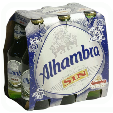 CERVEZA SIN ALCOH-PACK6*25CL