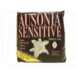 COMPRESAS NORMAL ALAS SENSITIVE PACK-14