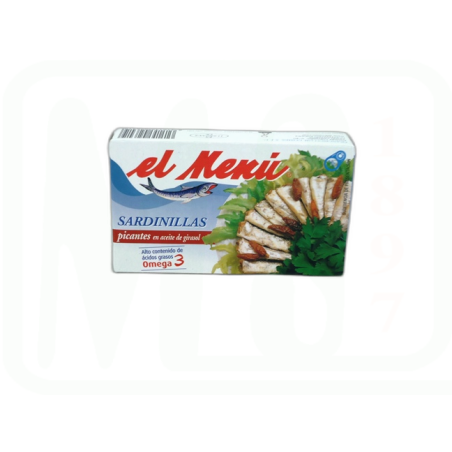 SARDINILLAS PICANTES/ACEITE GIRASOL 90GR 