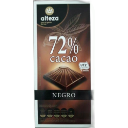 CHOCOLATE NEGRO 72% 125GR