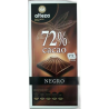 CHOCOLATE NEGRO 72% 125GR