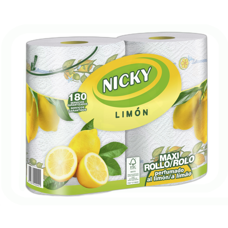 PAPEL COCINA MAXI LIMON 2 ROLLOS