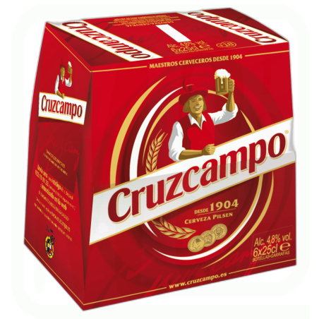 CERVEZA PACK-6*25CL