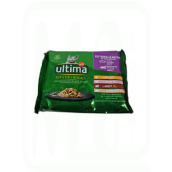 ALIMENTO GATOS SOBRES 4*85 BUEY ULTIMA