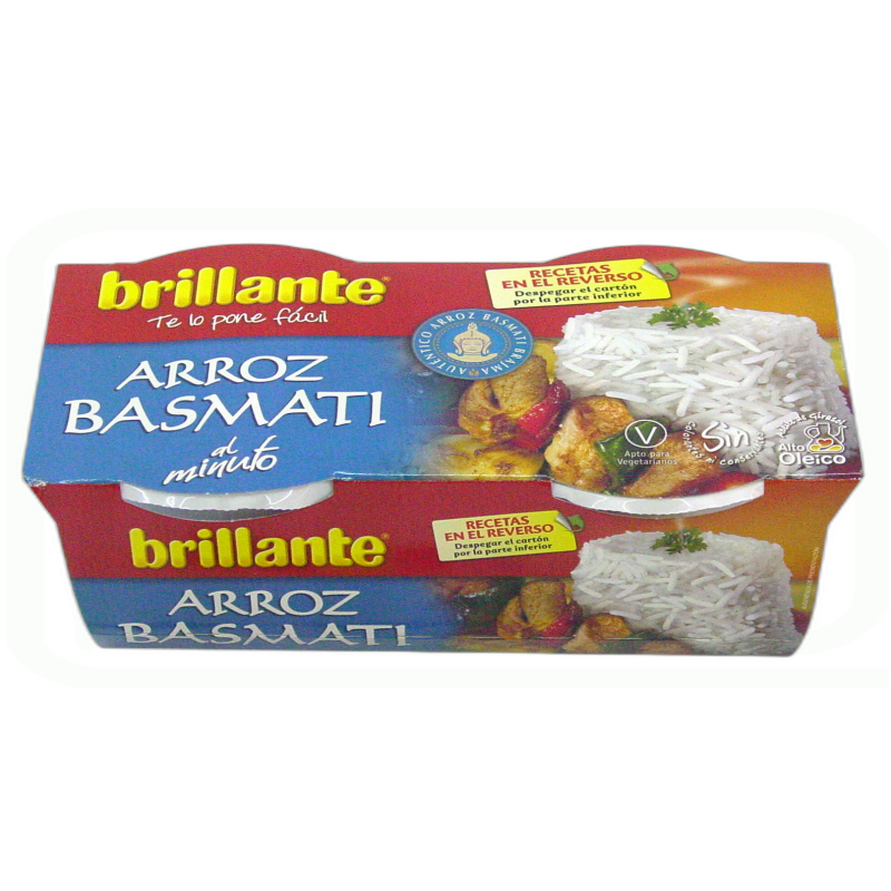 ARROZ BASMATI TARRINA PACK-2 X 125 GR