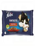 COMIDA GATO SOBRE CARNES 4X85GR