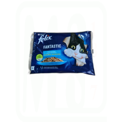 COMIDA GATO SALMON TRUCHA SOBRE PACK-4 X 100 GR