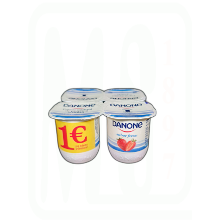 YOGUR SABOR FRESA PACK-4