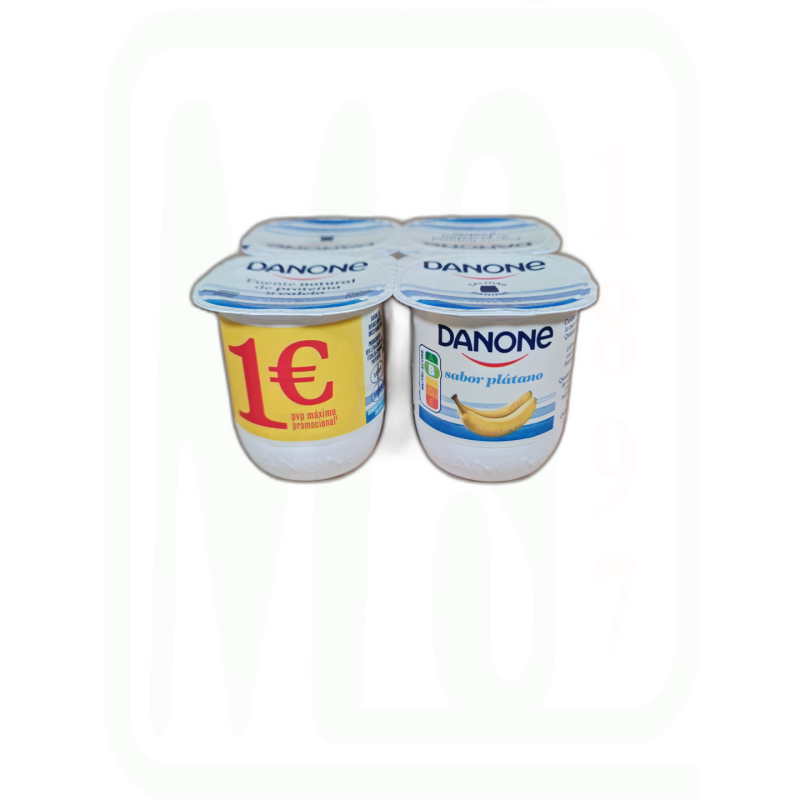 YOGUR SABOR PLATANO PACK-4