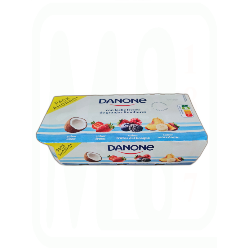 YOGUR SABOR PACK-8 MACEDONIA FRESA COCO F.BOSQUE 