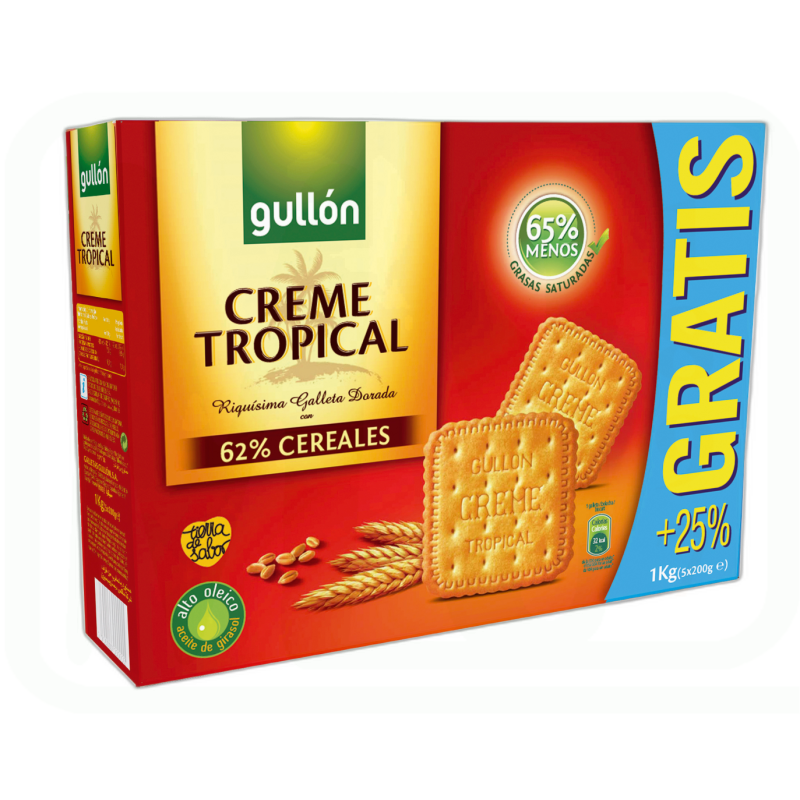 GALLETA CREME TROPICAL 800 GRAMOS