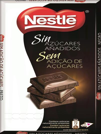 CHOCOLATE SIN AZUCAR NEGRO 115 GRAMOS