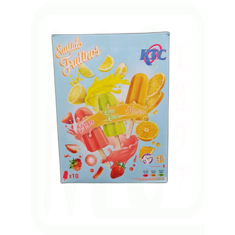 HELADO POLOS SURTIDOS FRUTINOS PACK-10