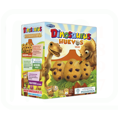 GALLETAS DINOSAURUS HUEVOS 140GR 