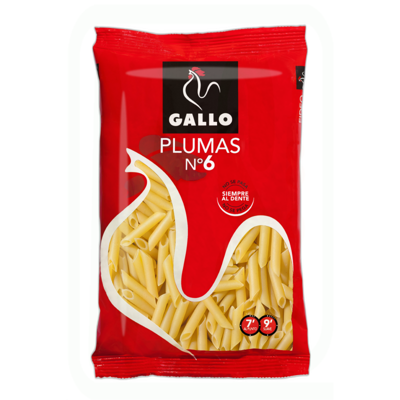 PASTA PLUMAS Nº6 250 GR