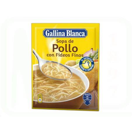 SOPA POLLO FIDEOS FINOS SOBRE