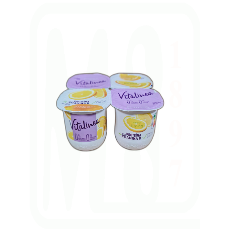 YOGUR VITALINEA SABOR LIMON PACK-4