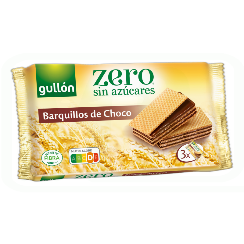 GALLETAS ZERO CHOCO-WAFER 180GR SIN AZUCAR