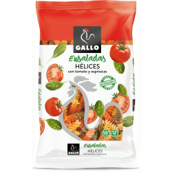 PASTA VEGETALES HELICES 250GR